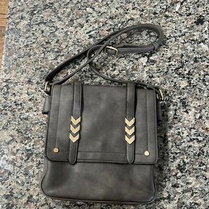 Leather crossbody purse